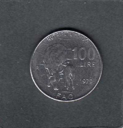 Beschrijving: 100 Lire F.A.O.